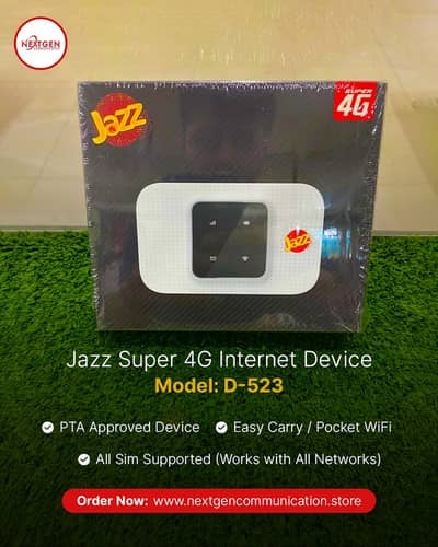 All Network Routers & WiFi Devices | Jazz, Ooredoo, Ufone | COD Avl
