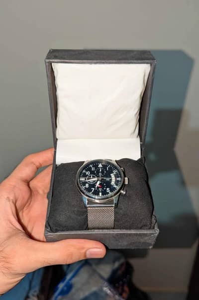 Zhidian 1858 black silver dial