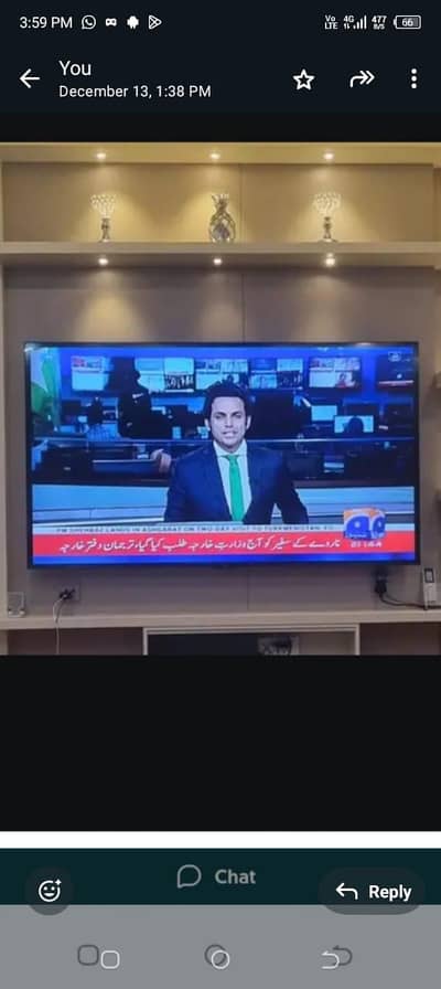 Samsung 65" Smart Led Tv Available For Sale Home Used 10/10 Condition