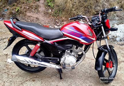 Honda CB125F 2022 rawalpindi nmbr