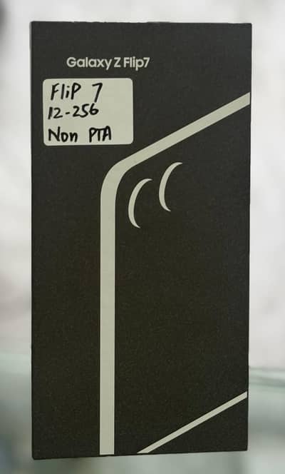 Samsung galaxy Z FLIP 7 Jet Black  256 gb Boxpack nonpta