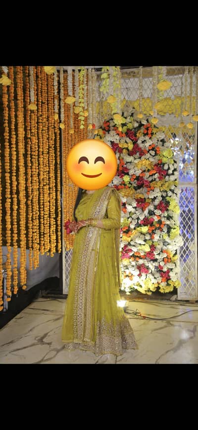 mehndi Lehnga dress