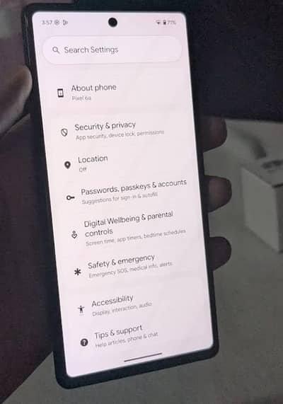 Google pixel 6a PTA