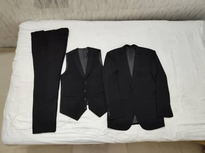 3 Pc Black Suit