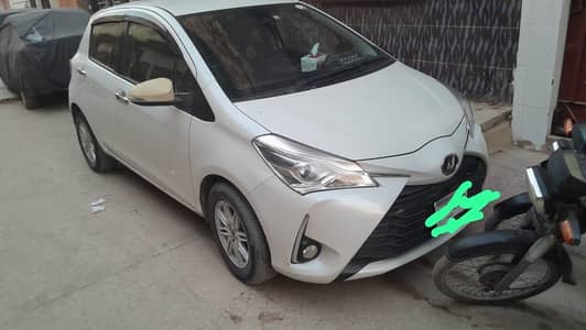 Vitz 2019 Registered 2022 Pearl White Safety Edition III