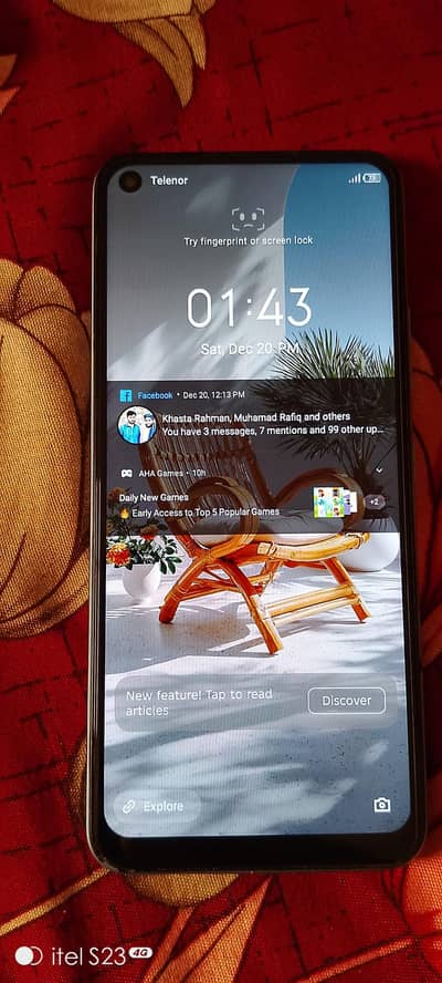 Infinix hot 10 4/64 with complete accessories