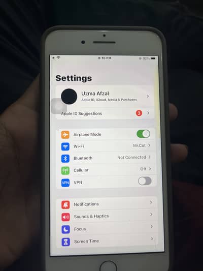 Iphone 7plus non pta bypass condition 10/8
