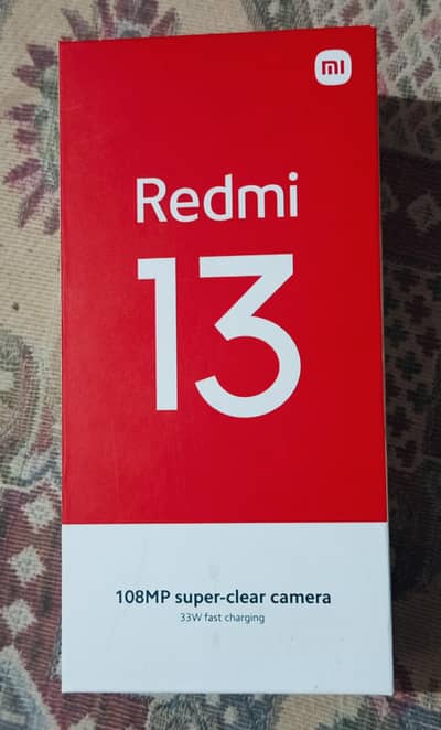 Redmi 13 8 + 8GB extended Ram with 128 GB storage