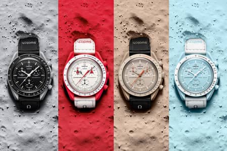 OMEGA AND SWATCH CORONOGRAPH WATCHES