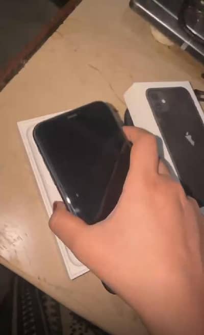 Iphone 11 with box 64gb