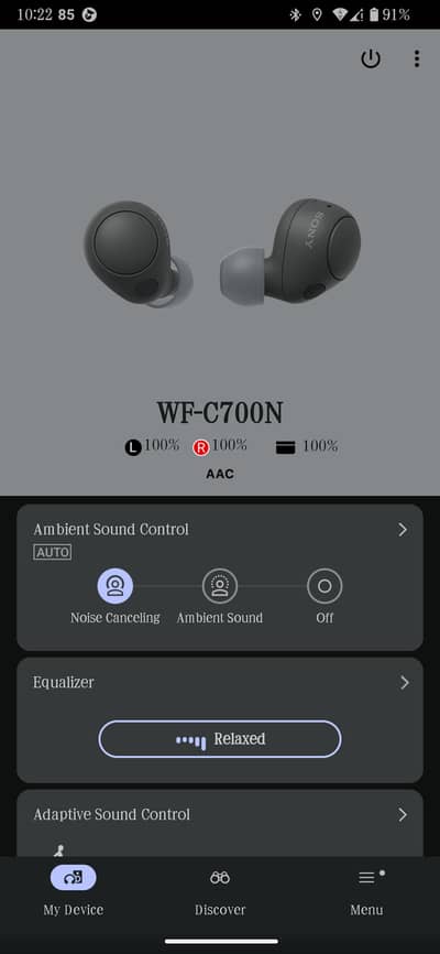 sony wf-c700N wireless earbuds