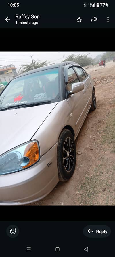 Honda Civic VTi Oriel Prosmatec 2002