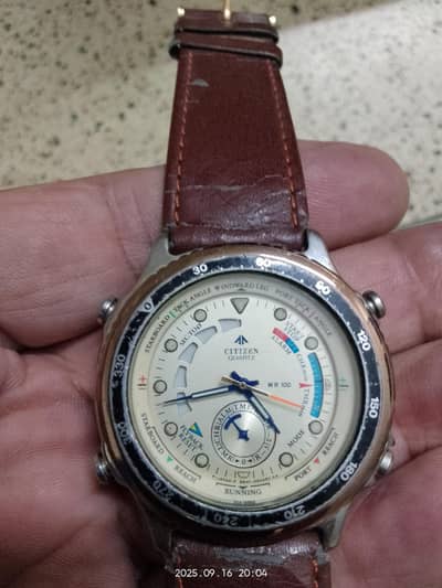 Citizen Sports Original Sports World Time wrist watch. Stanless,Steel.