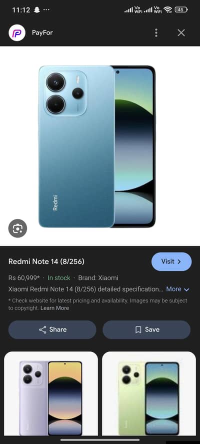 redmi note 14 Exchange and sale