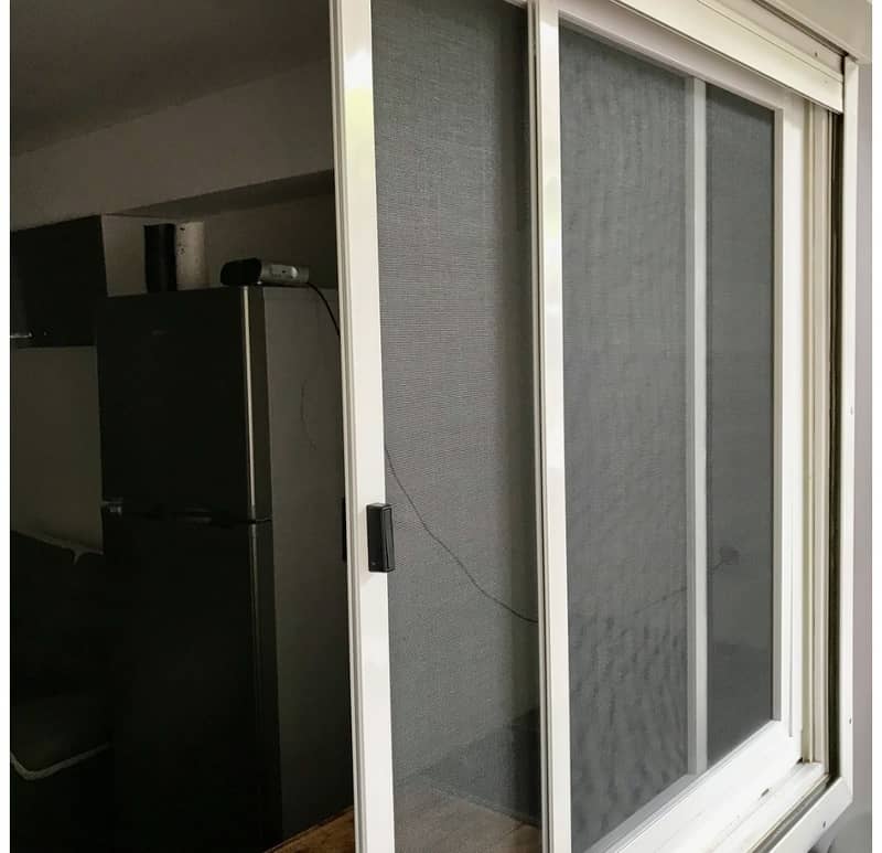 Aluminum window with net window 0
