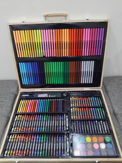 251-Pack Wooden Drawing Painting Set (Imported)