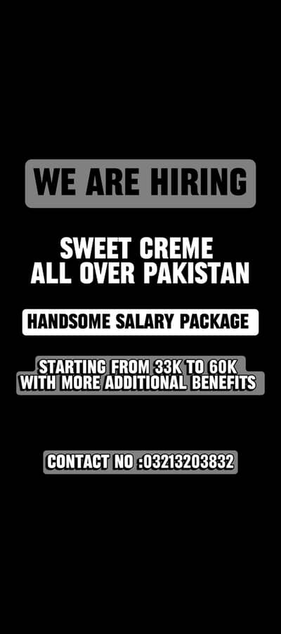 WE ARE HIRING FOR JOB