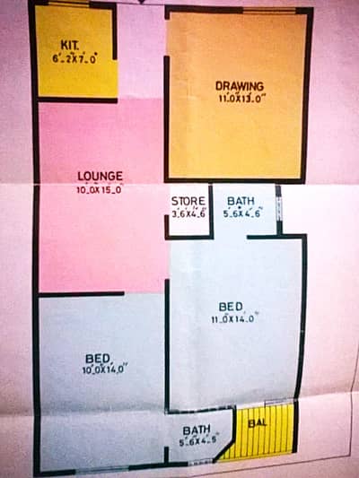 2Bed DD ,West open Flat for Sale in Shadman14-B(851 SqFt) LoanEligible