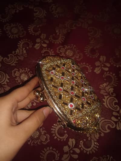 Bridal bag and jewelry