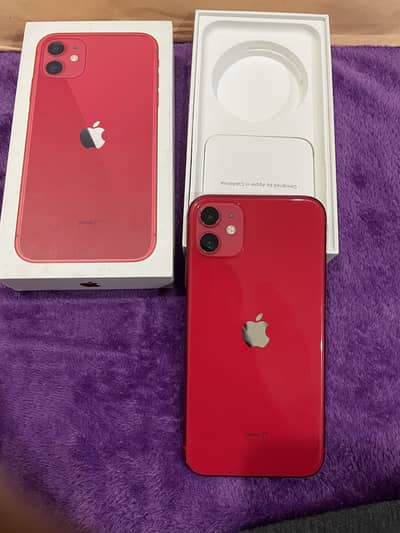 IPHONE 11 PTA approve in 128Gb with Original Box and Phone ZAMIN RAZA