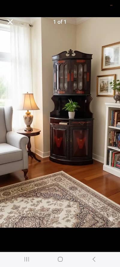 Corner rack fully wooden