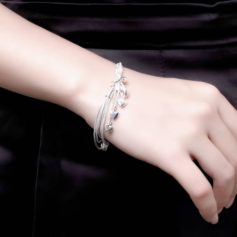 Creative five-heart bracelet 3