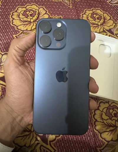 I phone 15 promax 256Gb With complete box Non pta 3 month sim time