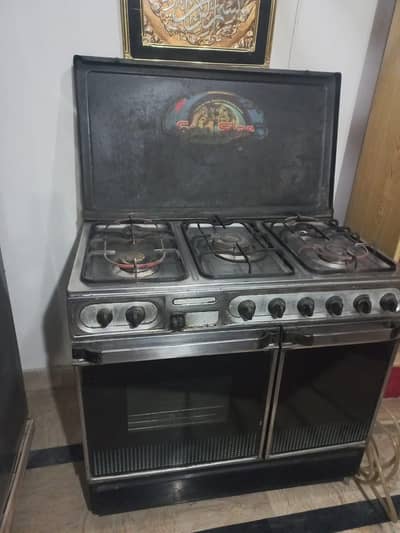 5 burner cooking range