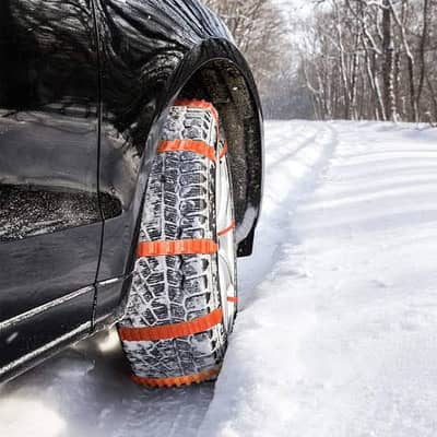 snow straps and snow chains