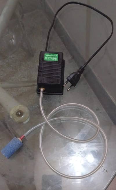 aquarium air pump (oxygen pump) with pipe  and air stone