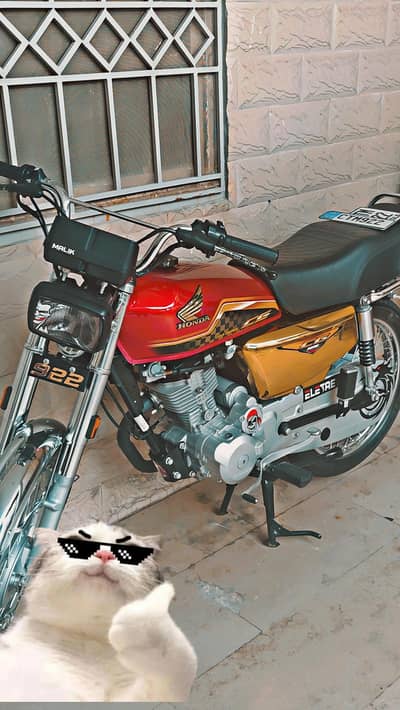 Honda 125 self start gold edition
