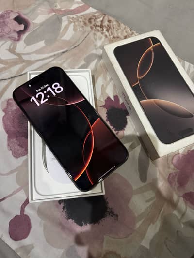 i phone 16 promax 256gb non pta factory phy+E 10/9.5waterpack 94 helth