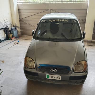 Santro,2003,grey,colour,power,sataring,