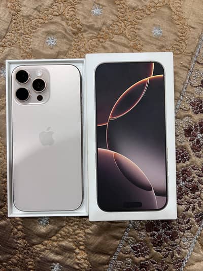 Iphone 16 pro max 512gb Official Pta approved