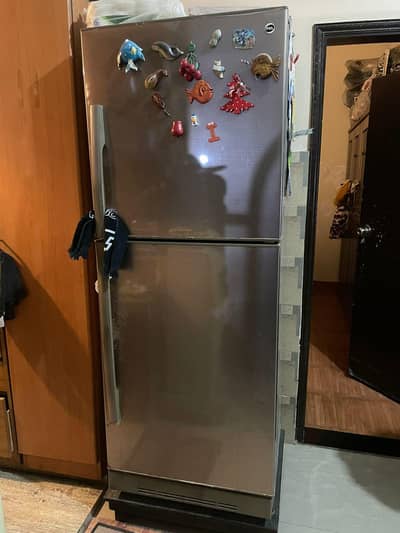 pel refrigerator double door grey color 4 sale