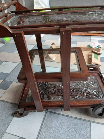 shesham wood Tea trolly