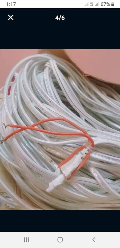 led lights green colour copper wires waterproof