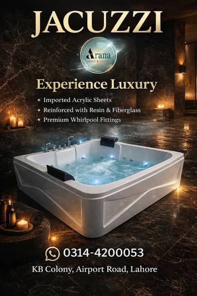 Arana Jacuuzi bathtubs and ceramic tiles for sale 45000
