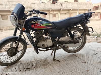 Suzuki GS 150 Karachi Number Running Condition