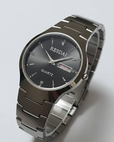 MINT CONDITION: Resdai Tungsten Steel Luxury Watch