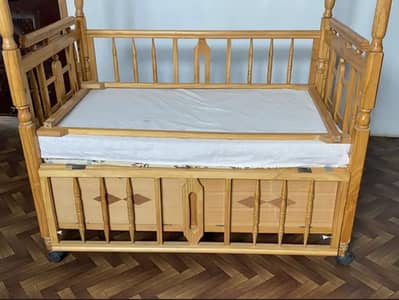 Baby Cot with Storage – Urgent Sale