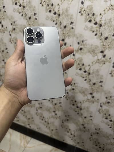 Iphone 15 pro max 256gb pta approved physical plus e sim