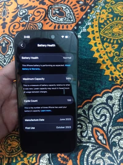 iPhone 15 pro jv sealed phone water pack with orignal box with