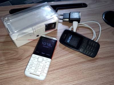 Nokia 5310 Dual Sim PTA approved With Box and Nokia 106 Dual sim
