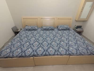 3 single beds (without foam)