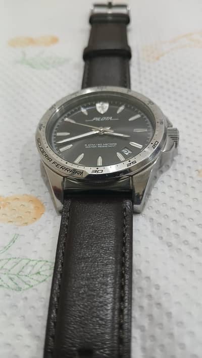 Watch Scuderia Ferrari Man Pilota in Steel