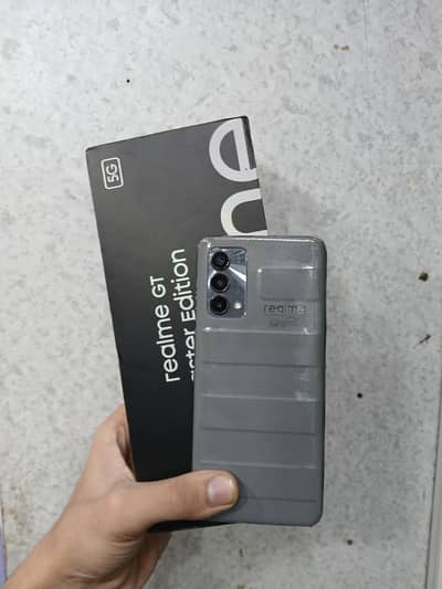 Realme GT Master Edition 5g 8/128 pta approved complete box charger