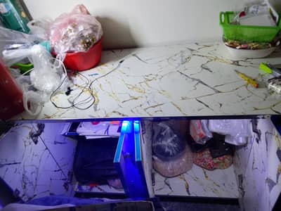 New iron stand for sale with big dual storage spaces all covered