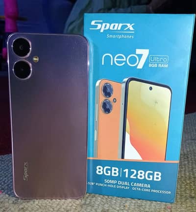 sparx neo 7 ultra 8Gb 128Gb camera 50mp