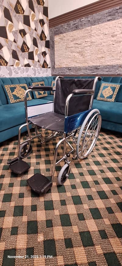 Wheel chair Indoplas Imported adult wheelchair in fiber wheels